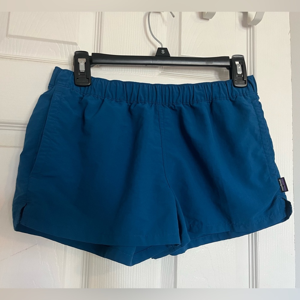 Patagonia Women's Barely Baggies Shorts in Teal Blue - 2” Inseam